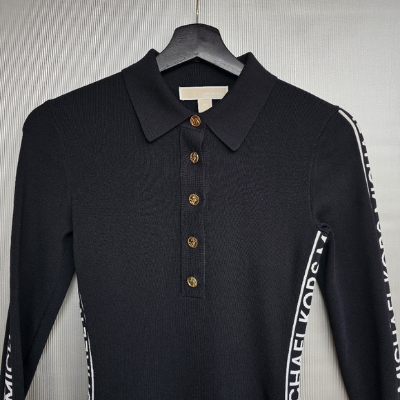 Michael Kors Black Long Sleeve Dress - Picture 2 of 8